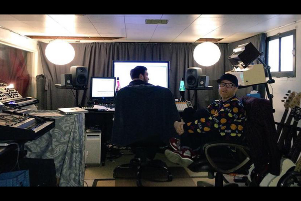 Logan Lynn and Gino Mari at The Country Club Studios (2015)